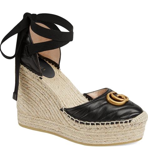 womens gucci wedges|Gucci espadrilles women's sale.